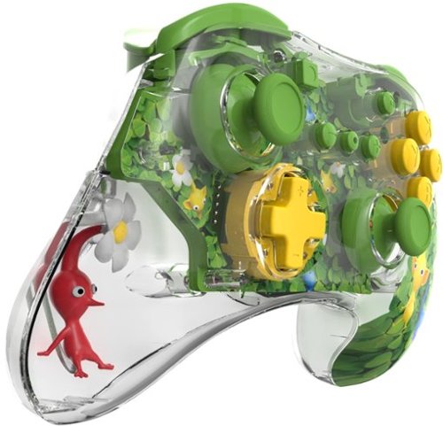 PDP - ctrl s/fio p/ p/ vídeo gameREALMz: Pikmin Clover Patch p/ Nintendo Switch, Nintendo Switch - Modelo OLED - Pikmin Clover Patch-500-234-PIK