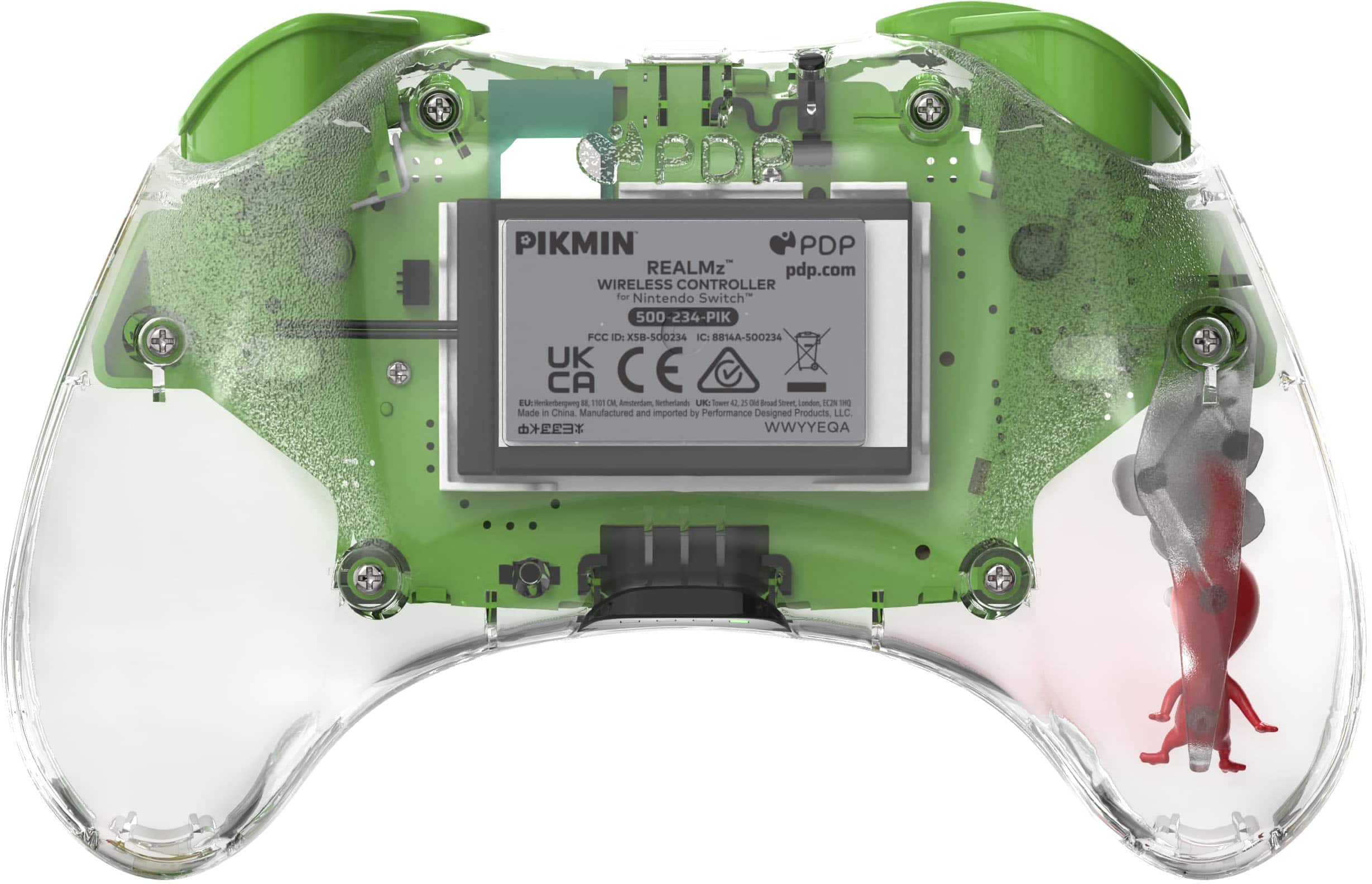 PDP - ctrl s/fio p/ p/ vídeo gameREALMz: Pikmin Clover Patch p/ Nintendo Switch, Nintendo Switch - Modelo OLED - Pikmin Clover Patch-500-234-PIK