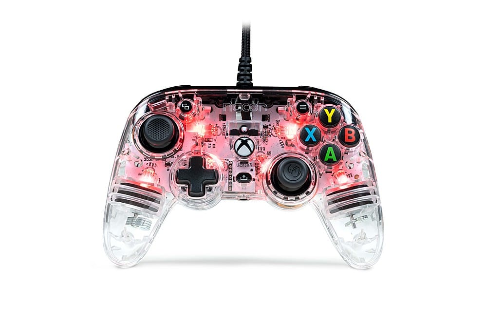 Nacon - Controle com fio para video game Colorlight de edição limitada para Xbox One, Xbox X | S, PC - Multi-50-1664-01