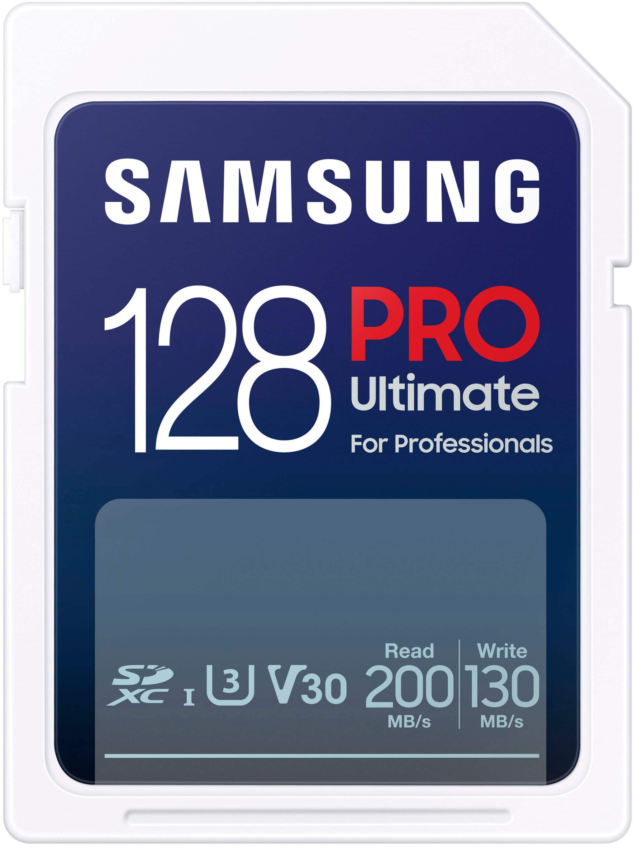 Samsung - Cartão de memória SDXC Pro Ultimate de 128 GB-MB-SY128S/AM