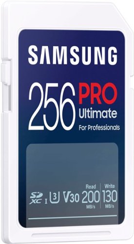 Samsung - Cartão de memória SDXC Pro Ultimate de 256 GB-MB-SY256S/AM
