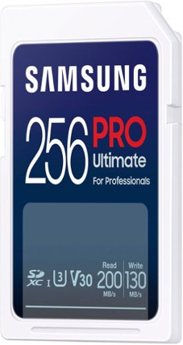 Samsung - Cartão de memória SDXC Pro Ultimate de 256 GB-MB-SY256S/AM