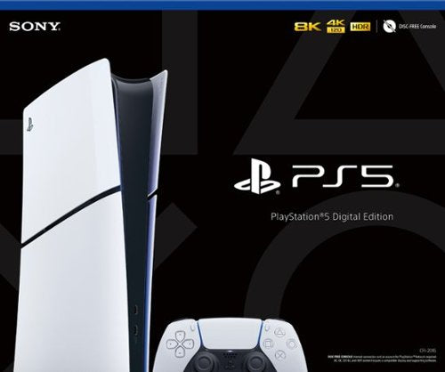 Sony Interactive Entertainment - PlayStation 5 Slim Console Edição Digital - Branco-1000039670