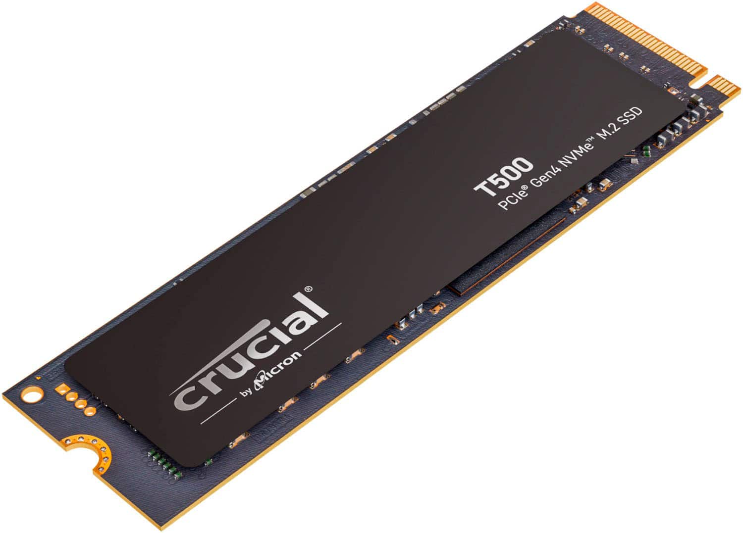 Crucial - SSD interno T500 de 2 TB PCIe Gen 4x4 NVMe M.2-CT2000T500SSD8