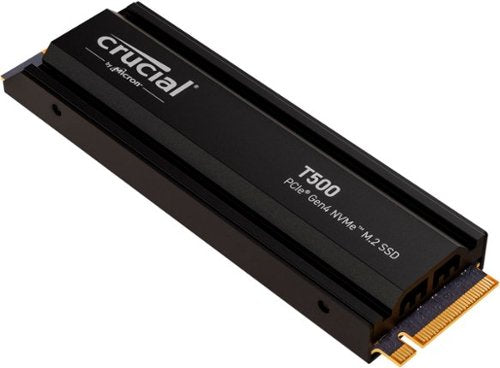 Crucial - SSD interno T500 de 1 TB PCIe Gen 4x4 NVMe M.2 com dissipador de calor para PS5-CT1000T500SSD5