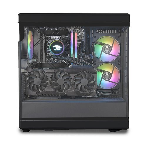 iBUYPOWER - TraceMesh Gaming Desktop - AMD Ryzen 7 7700 - 32 GB DDR5 RAM - AMD Radeon RX 7800XT 16 GB - SSD NVMe de 2 TB - Preto-TRACEMESHA7R78XT01