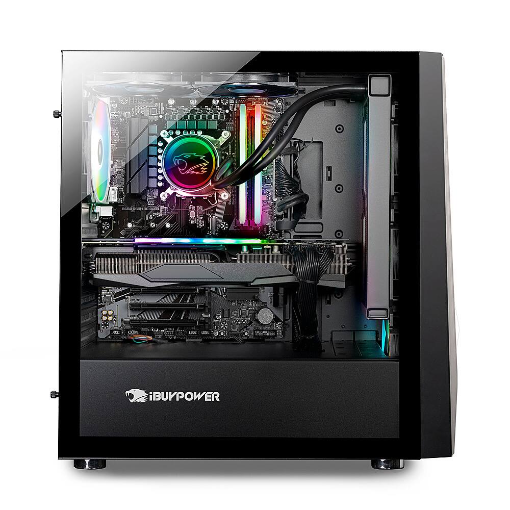 iBUYPOWER - TraceMesh Gaming Desktop - Intel Core i9-14900KF - 32 GB DDR5 RAM - NVIDIA GeForce RTX 4070 - SSD NVMe de 2 TB - Preto-TRACEMESHI9N4701
