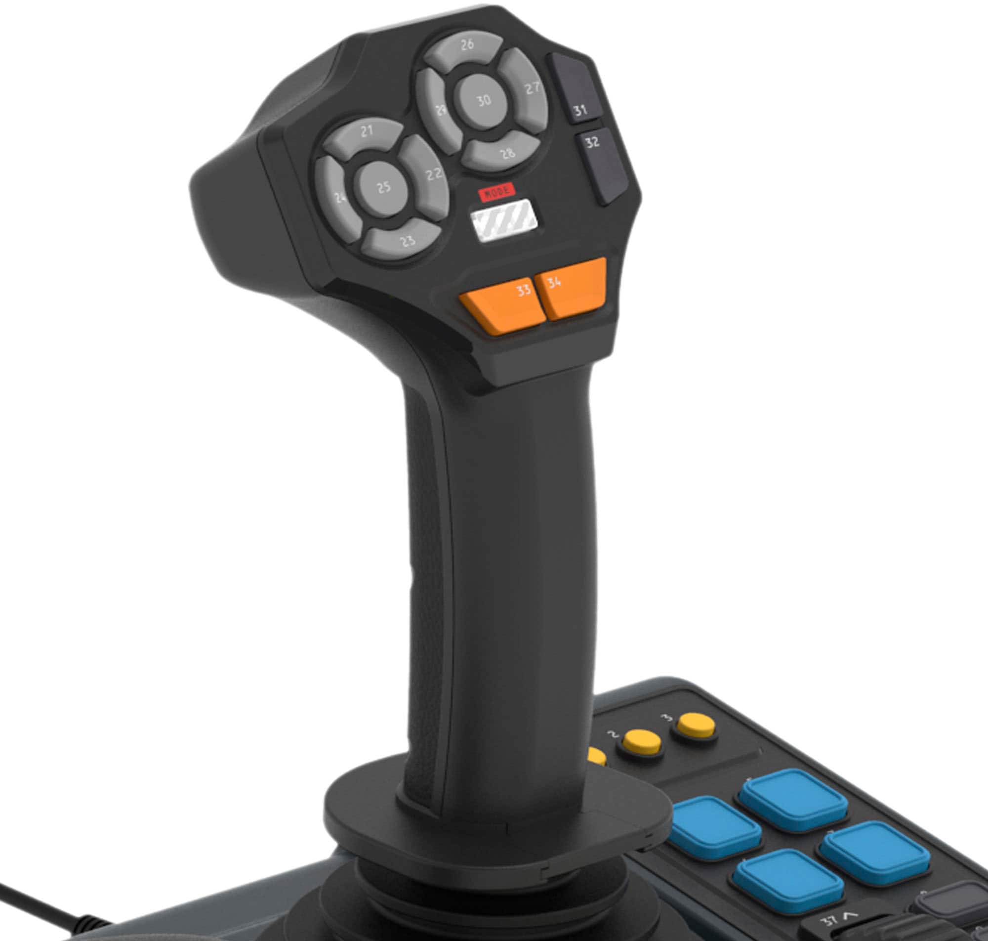 Hori - Sistema de controle agrícola e roda para PC (Windows 11/10) - Black-HPC-043U