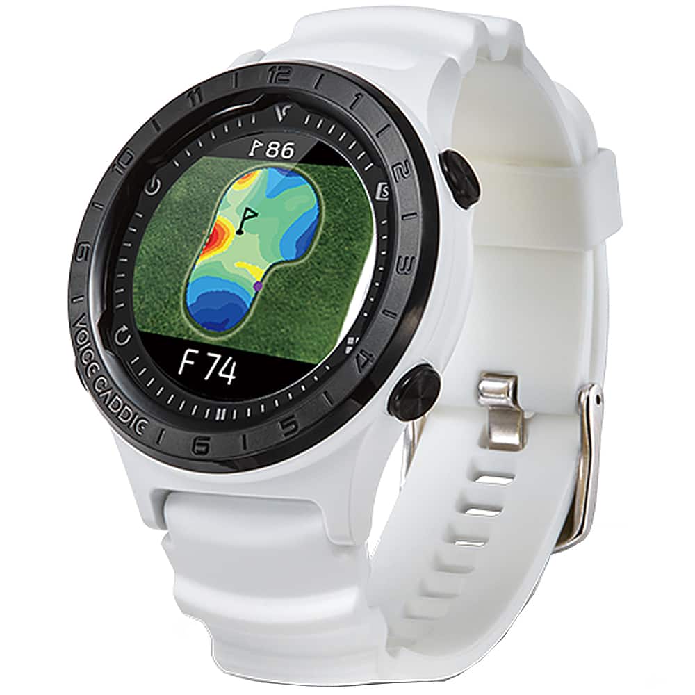 VoiceCaddie - Relógio GPS Híbrido A2 para Golfe com Inclinação - Branco-A2_WATCH