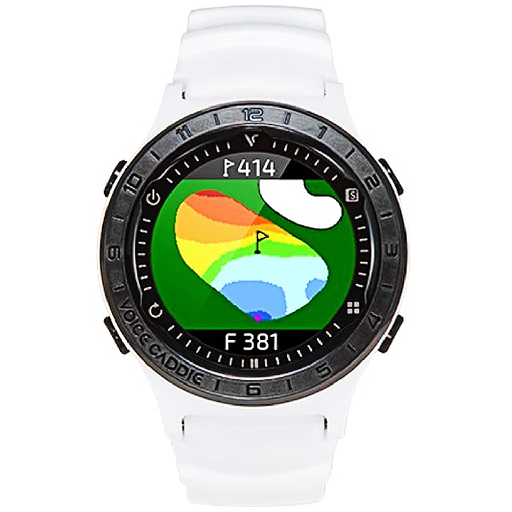 VoiceCaddie - Relógio GPS Híbrido A2 para Golfe com Inclinação - Branco-A2_WATCH