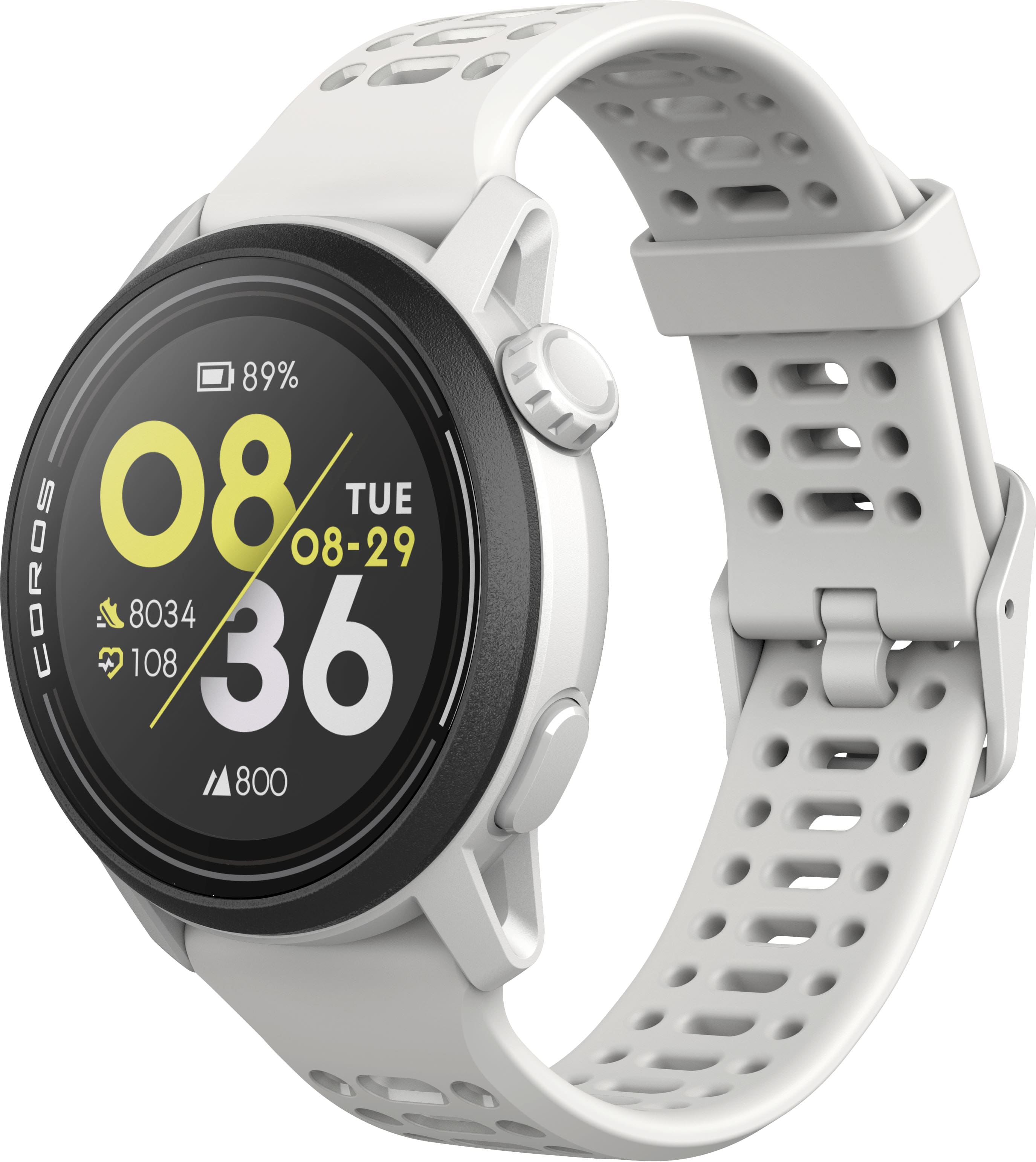 COROS - Relógio esportivo GPS PACE 3 - Branco-WPACE3-WHT