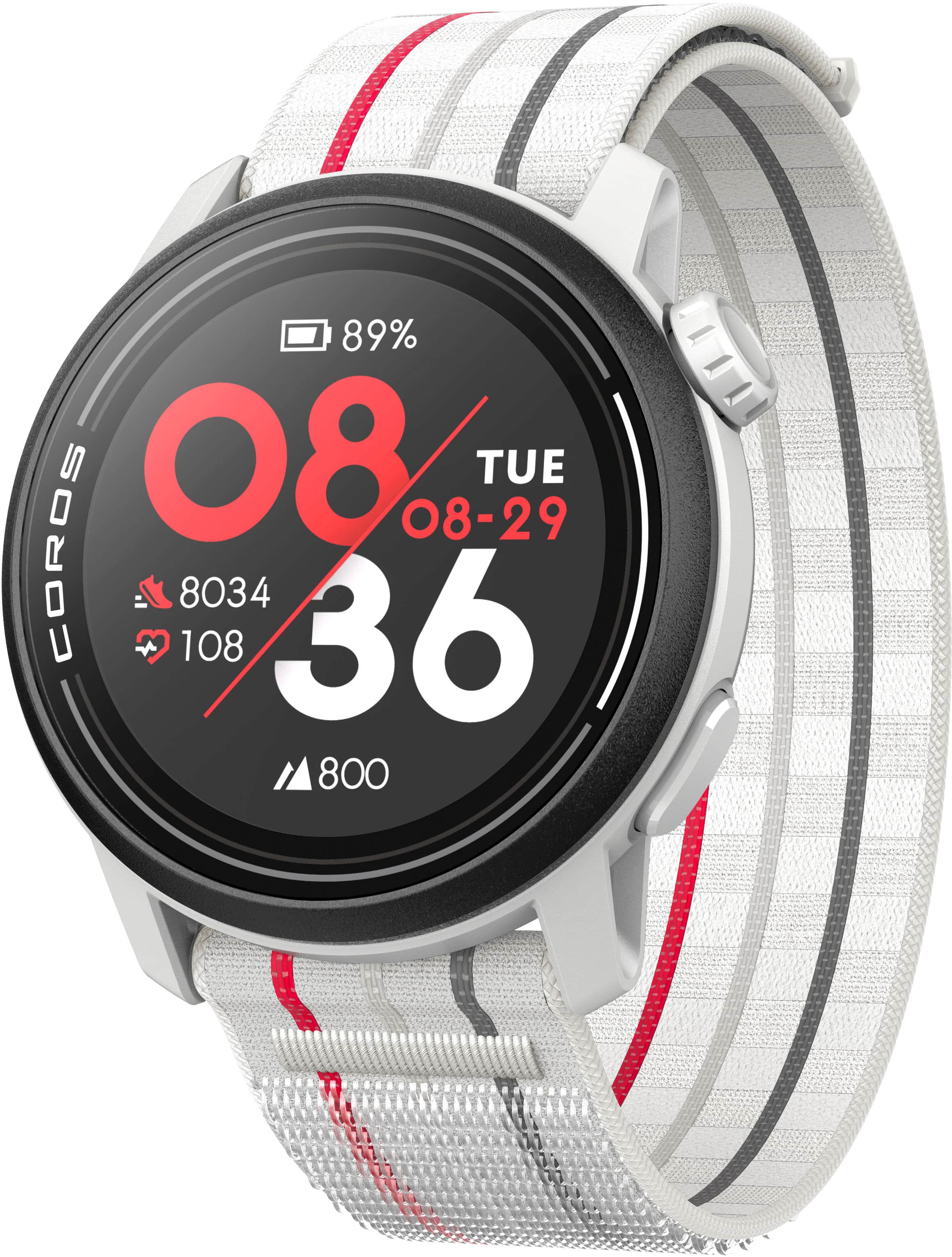 COROS - Relógio esportivo GPS PACE 3 - Branco-WPACE3-WHT-N