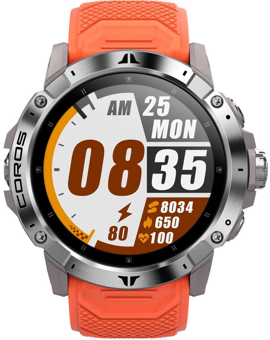 COROS - Relógio de aventura GPS VERTIX 2 - Prata-WVTX2-SVR