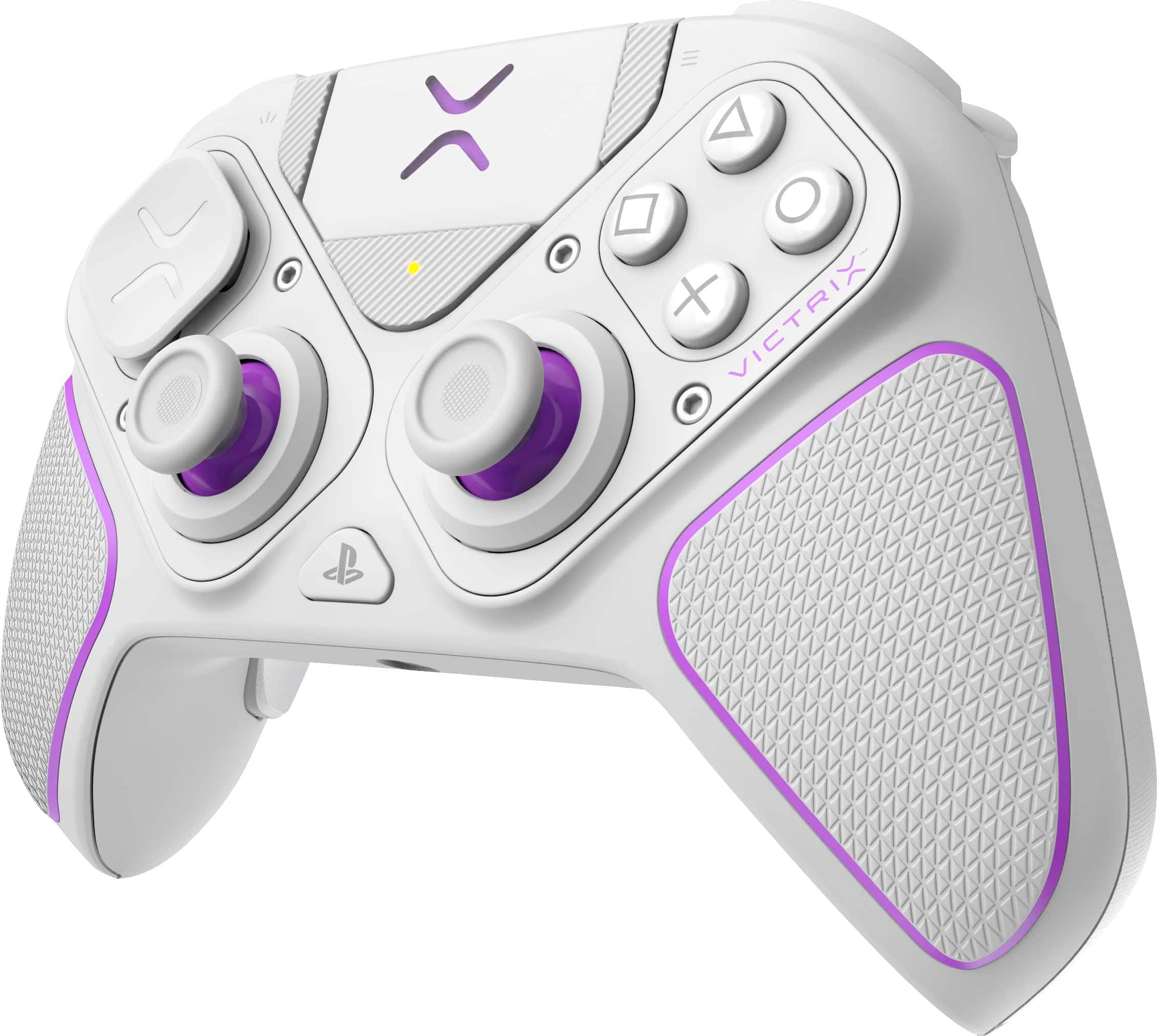 PDP - ctrl s/fio p/ p/ vídeo gameVictrix Pro BFG p/ PS5, PS4 e PC, áudio 3D Sony, botões modulares/gatilhos de embreagem/joystick - Branco-052-002-WH