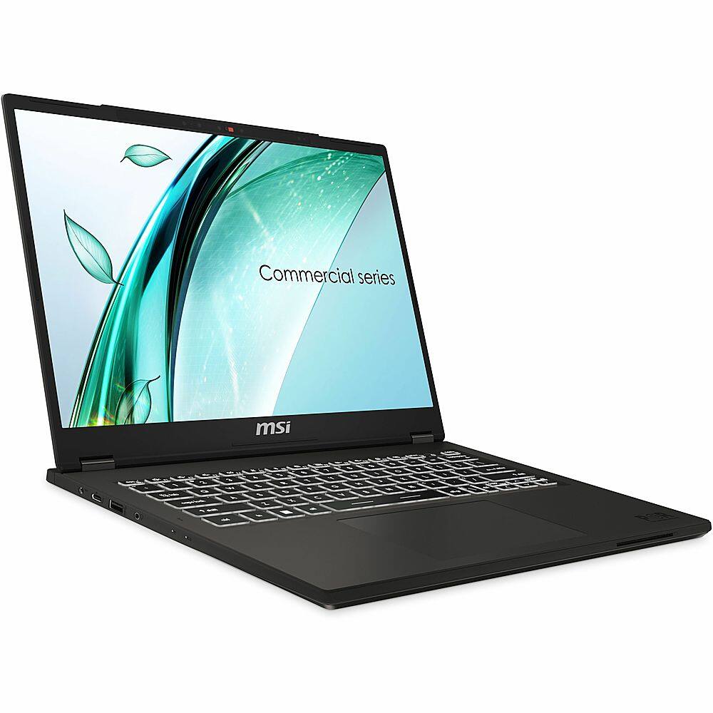 MSI - Laptop comercial 14 H A13MG 14" - Intel Core i7 com 16 GB de memória - SSD de 512 GB - cinza sólido, cinza-COM14V13009