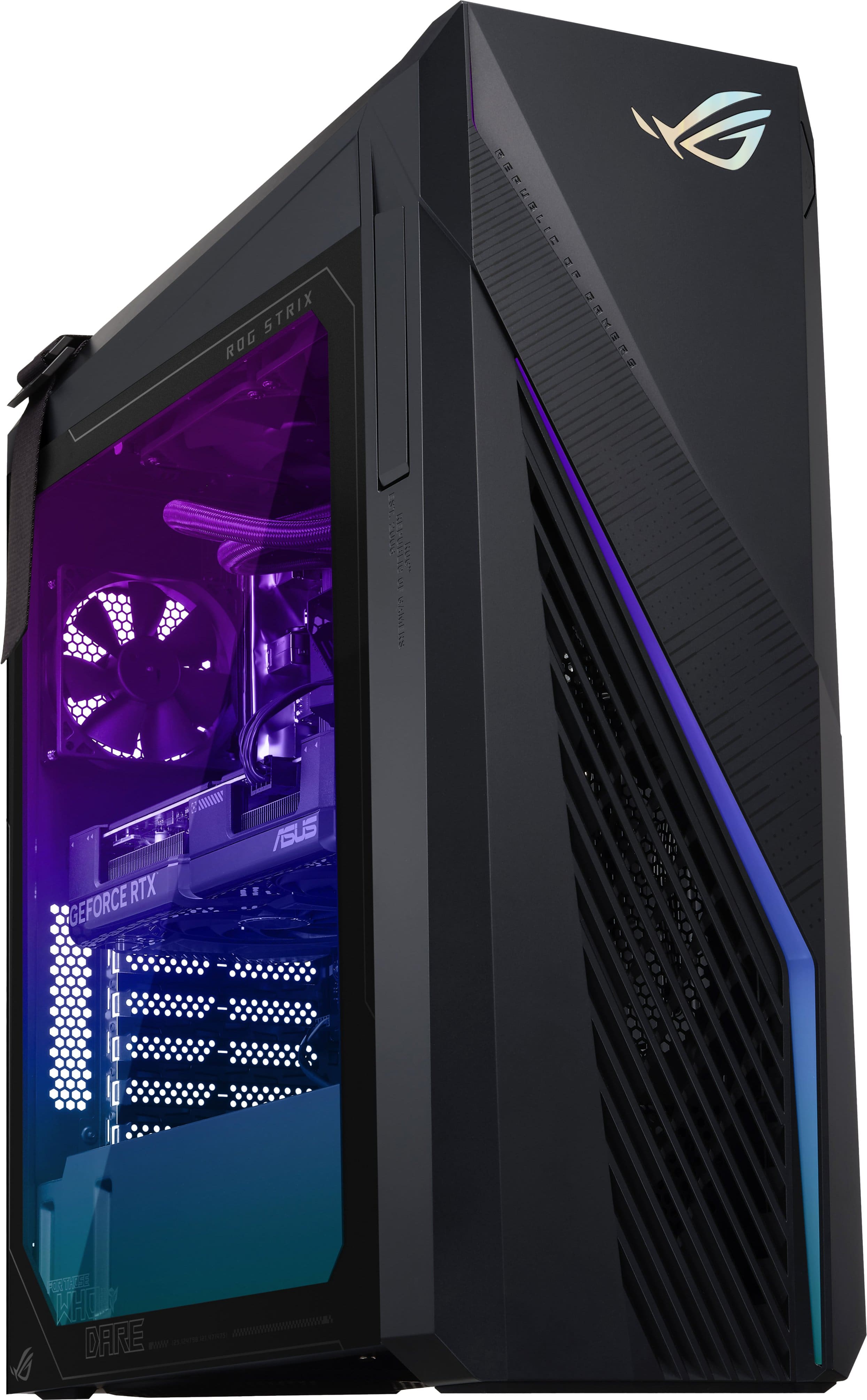 ASUS - ROG Gaming Desktop - Intel Core i7-14700KF - 32GB de memória - NVIDIA GeForce RTX 4070 SUPER - SSD de 2TB - Preto-G16CHR-I7KF4070SVR
