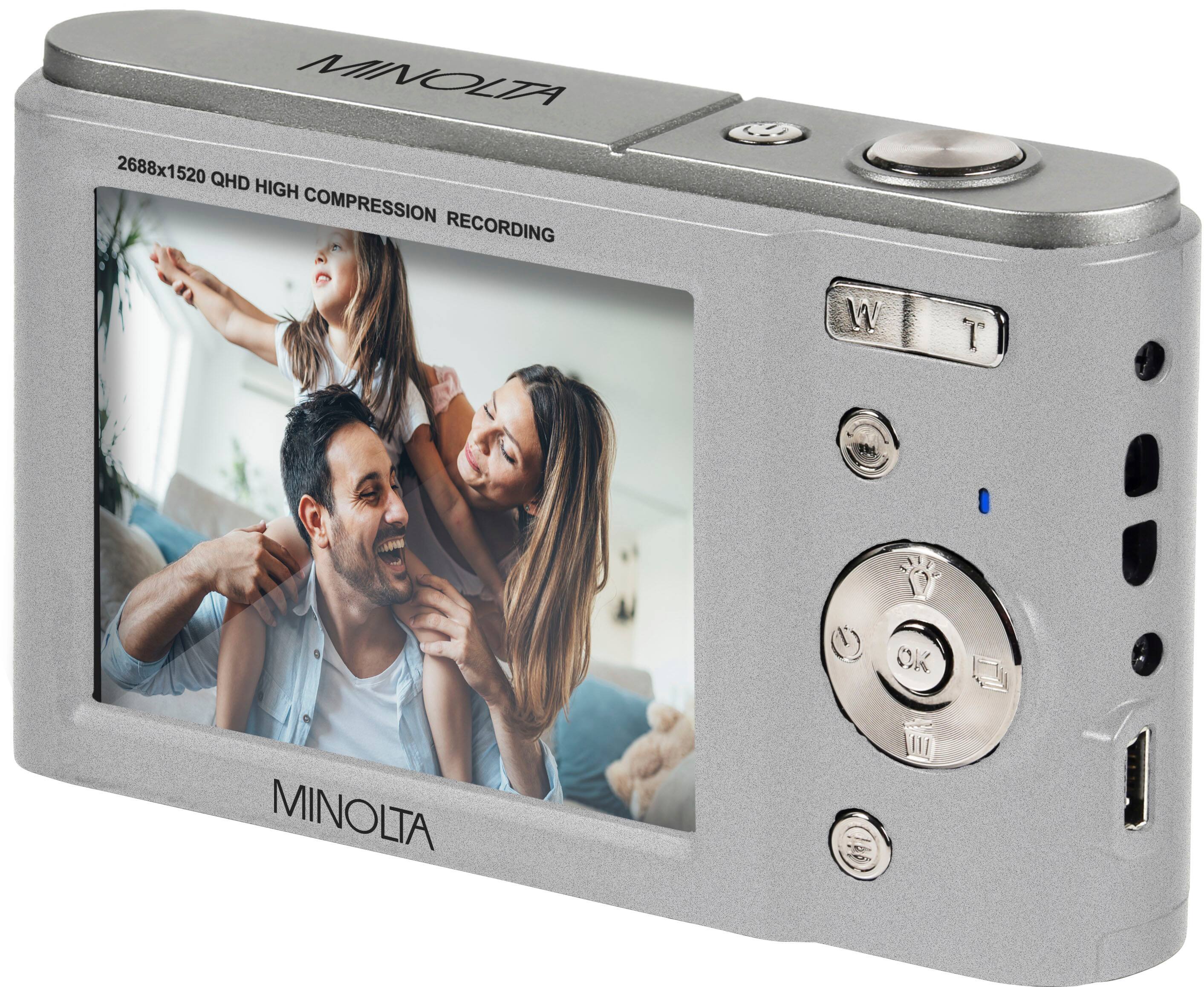 Minolta - MND20 44.0 Megapixel Câmera Digital - Silver-MND20-S