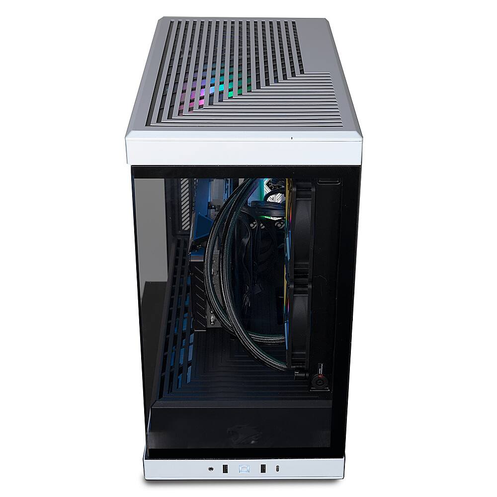 Desktop para jogos iBUYPOWER Y40 - AMD Ryzen 9 7900X - 32 GB de memória DDR5 RGB - GeForce RTX 4070 Ti Super 16 GB - 2 TB NVMe - Branco-Y40WA9N47TS01