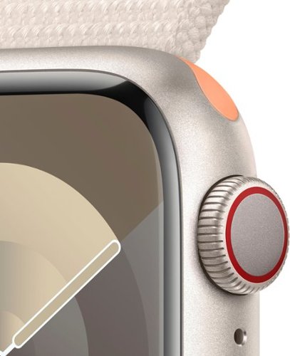 Apple Watch Series 9 GPS + Cellular 41mm Caixa de alumínio com Starlight Sport Loop - Starlight-MRHQ3LW/A