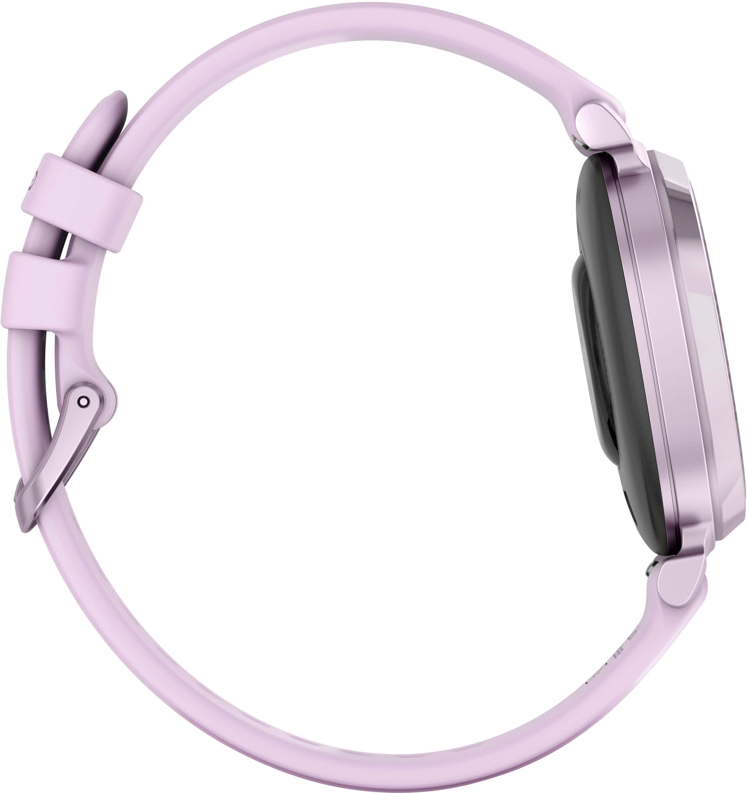 Garmin - Lily 2 Smartwatch 34 mm Alumínio Anodizado - Lilás Metálico com Pulseira de Silicone Lilás-010-02839-01