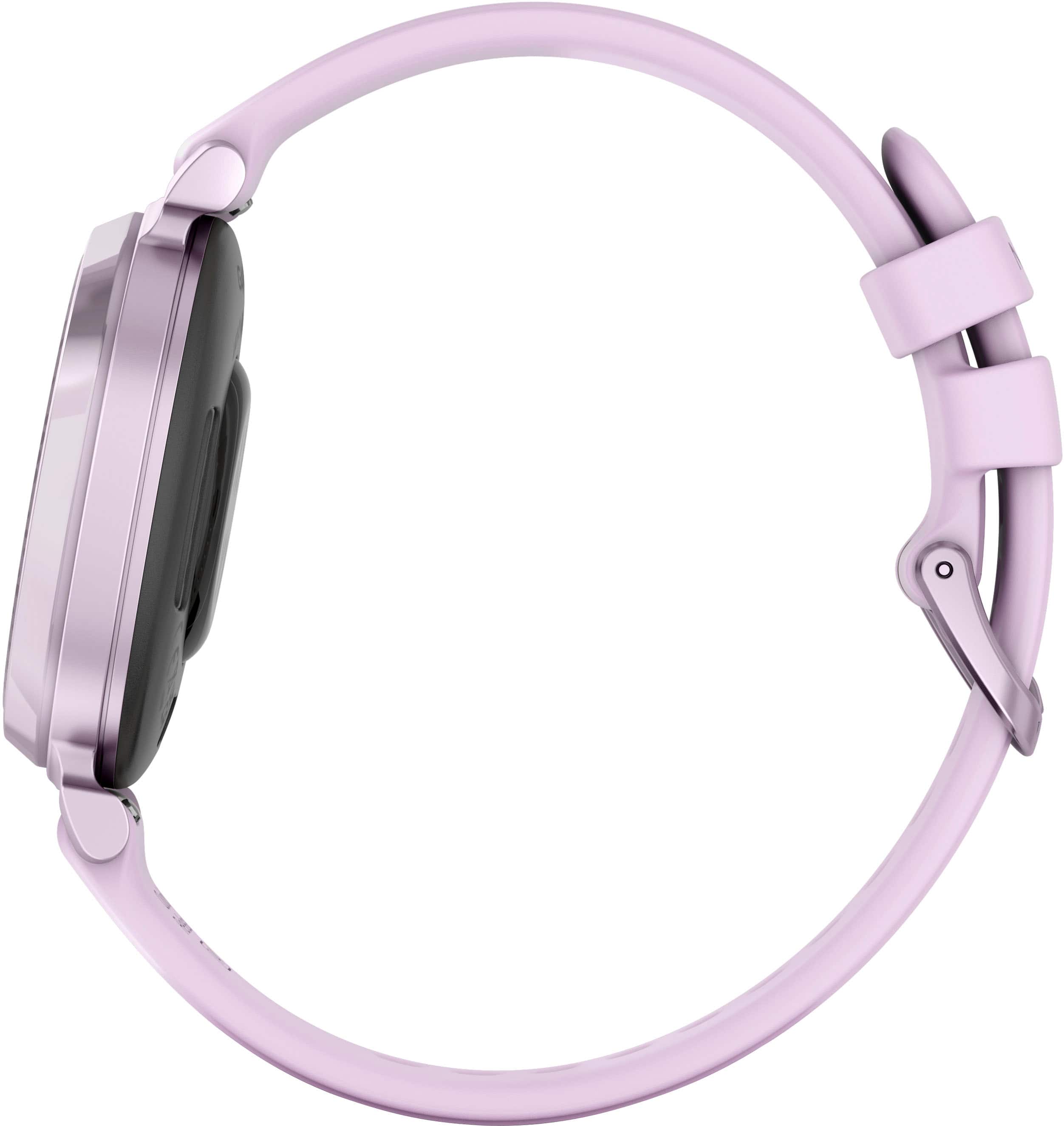 Garmin - Lily 2 Smartwatch 34 mm Alumínio Anodizado - Lilás Metálico com Pulseira de Silicone Lilás-010-02839-01