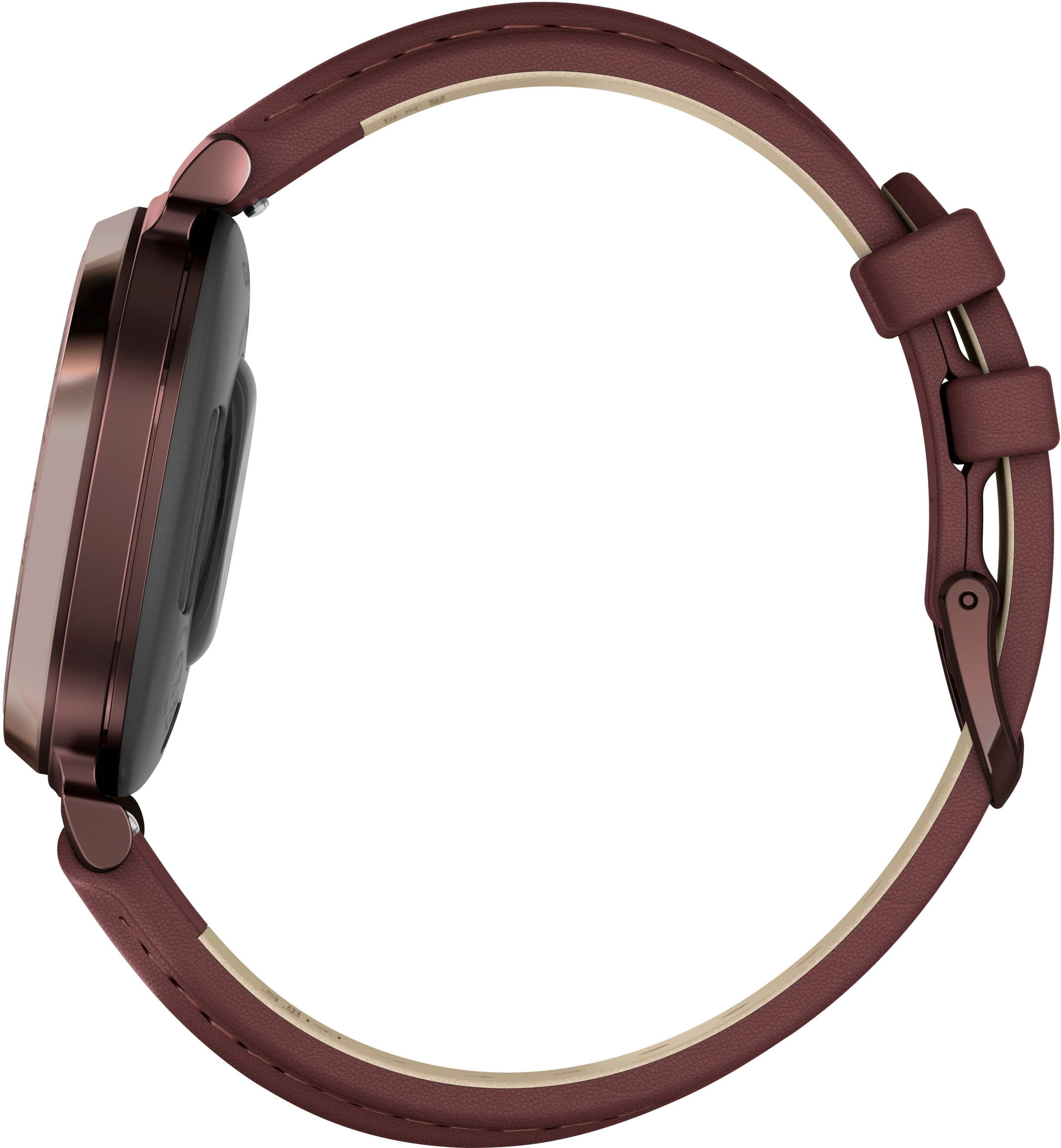 Garmin - Lily 2 Classic Smartwatch 34 mm alumínio anodizado - bronze escuro com pulseira de couro Mulberry-010-02839-03