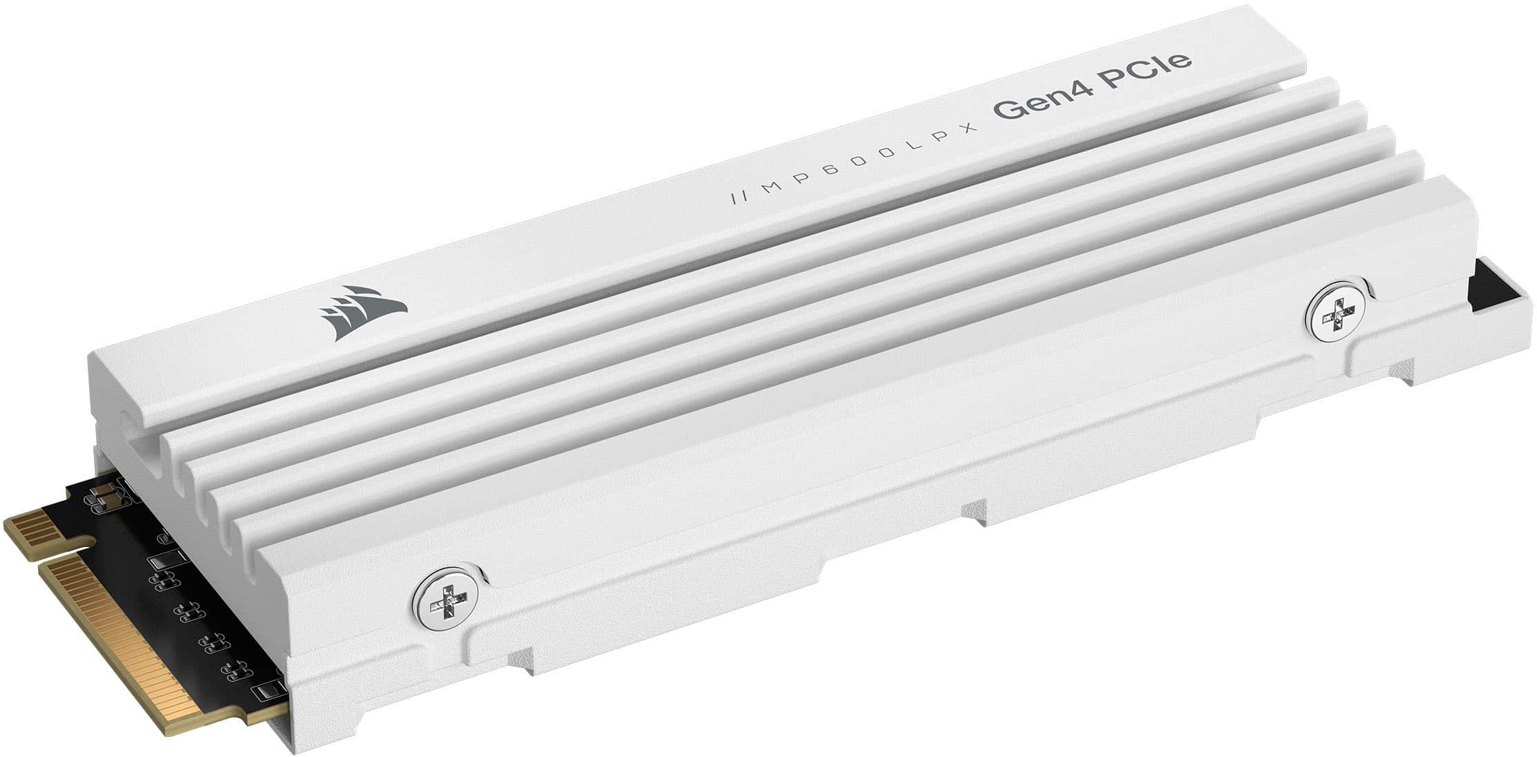 CORSAIR - MP600 PRO LPX 2TB SSD interno PCIe Gen 4 x4 NVMe com dissipador de calor para PS5-CSSD-F2000GBMP600PLPW