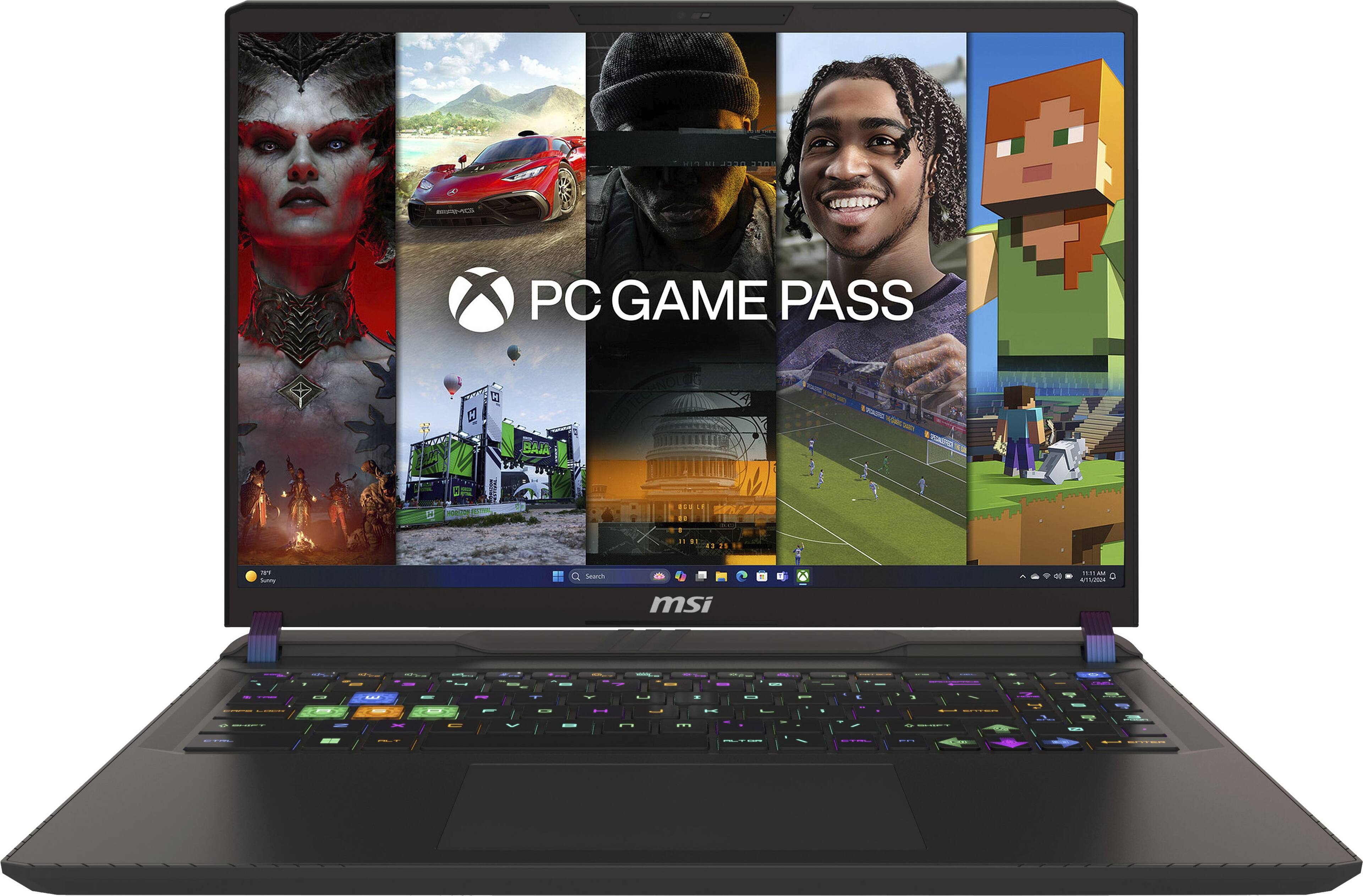 MSI - Vector 16 HX 16" 144Hz FHD+ Gaming Laptop-Intel Core i9-13980HX com 16GB de memória-RTX 4080-1TB SSD - Cosmo Grey-VECTOR16HX13478