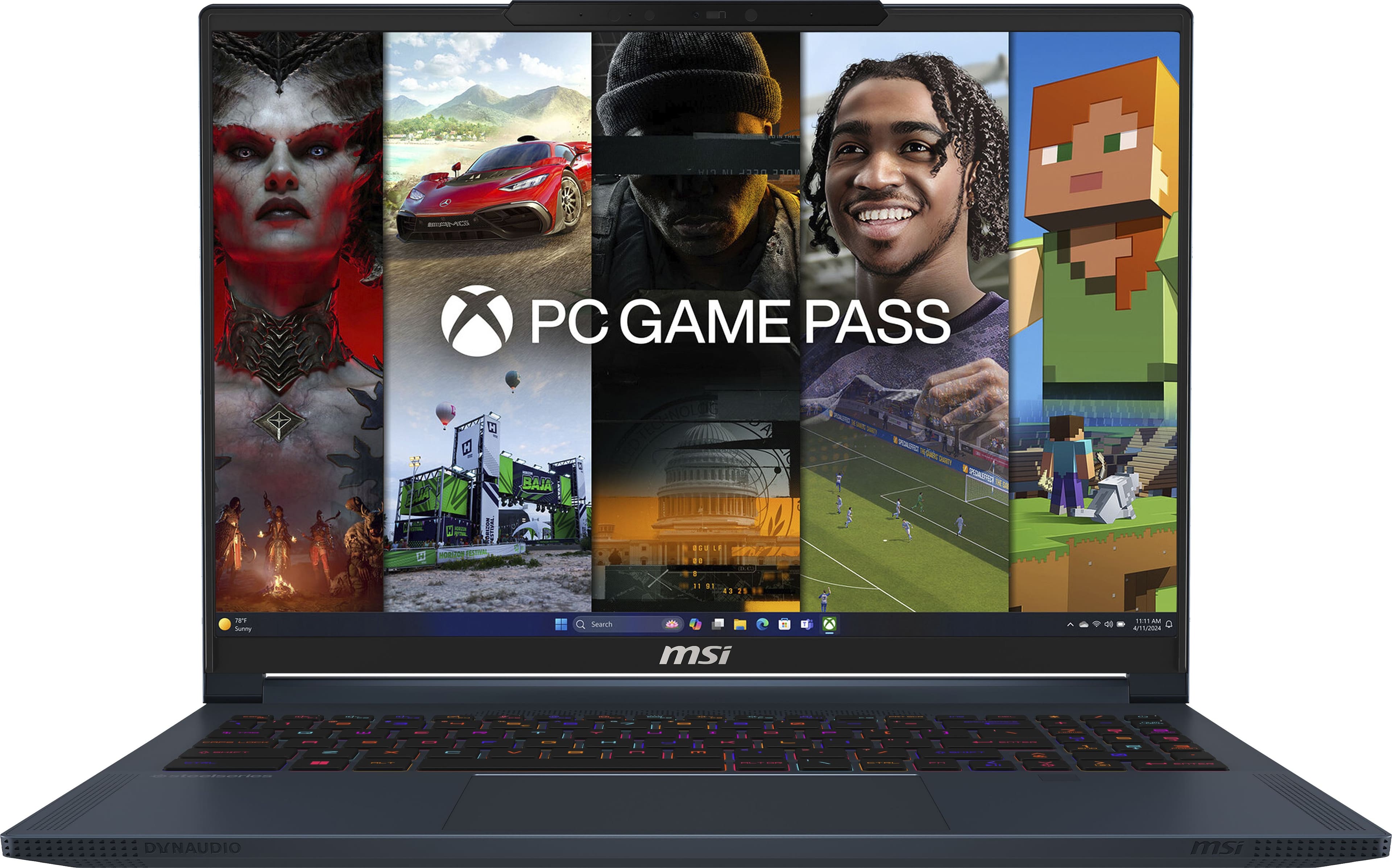 MSI - Stealth 16 AI 16" 165Hz FHD + Ultra Thin Gaming Laptop-Intel Core Ultra9-185H com 32GB de memória-RTX 4070-1TB SSD - Star Blue-STEALTH16A1091