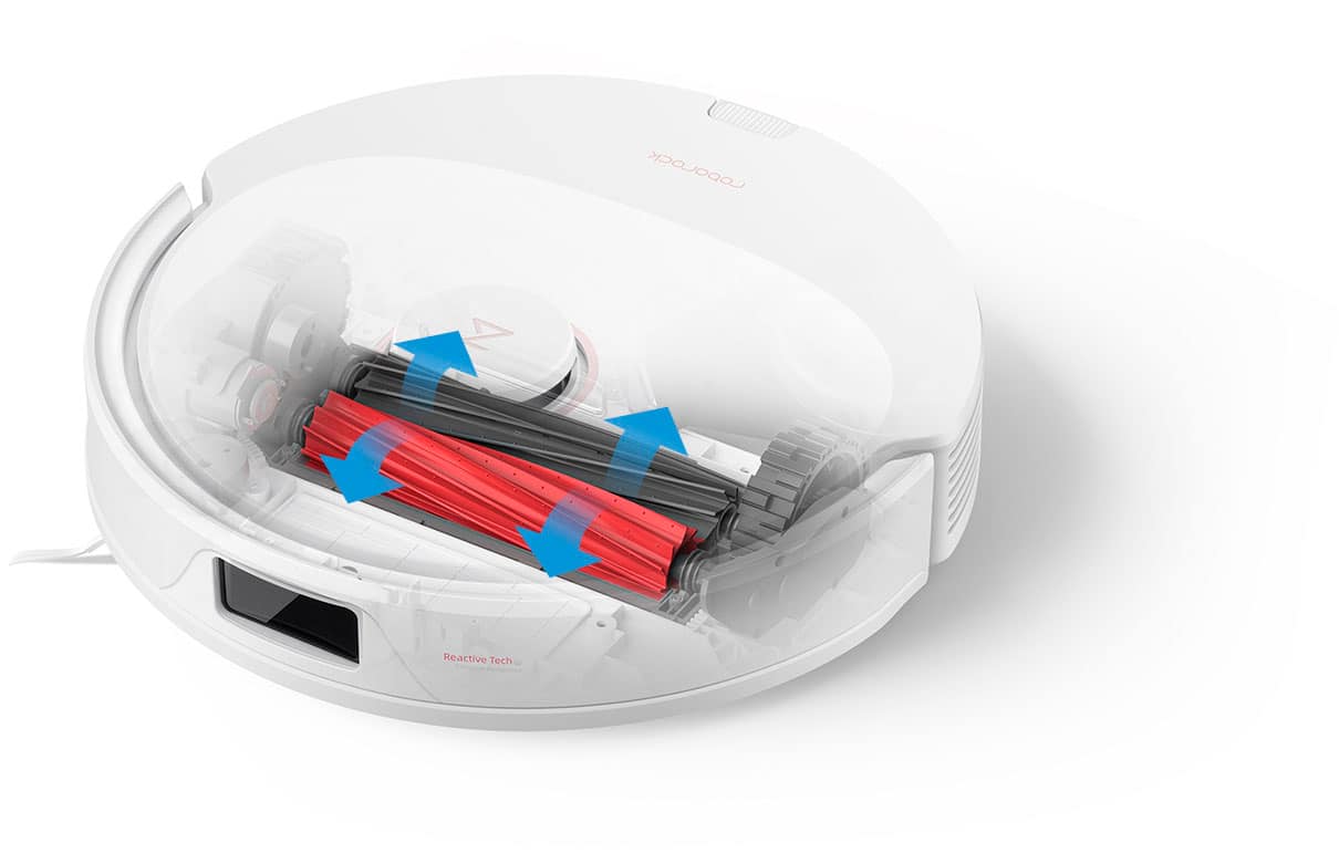 Roborock - aspirador e esfregão robô conectado por Wi-Fi Q8 Max, escova DuoRoller, sucção forte de 5500 Pa, coleta de pêlos de animais de estimação -