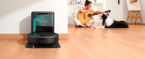 eufy Clean - Robô aspirador híbrido L60 com estação auto-vazia e remoção automática de pêlos - Preto-T2278111