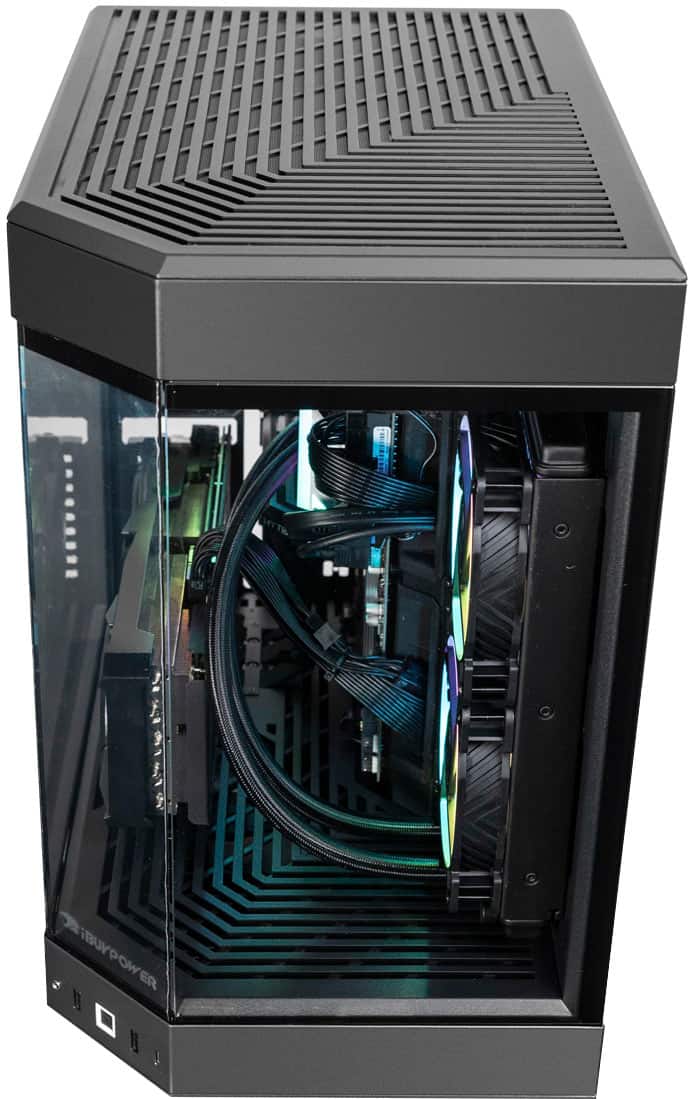 iBUYPOWER - Y60 Gaming Desktop PC - Intel Core i7 14700KF - NVIDIA GeForce RTX 4070 12GB - 32GB DDR5 RAM - 2TB NVMe - Preto-Y60BI7N4703