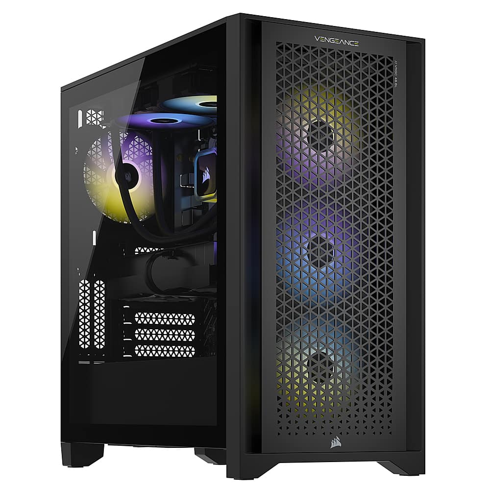 CORSAIR - Desktop para jogos VENGEANCE i7500 - Intel Core i5 14600KF - 32GB DDR5 6000MHz - NVIDIA GeForce RTX 4070 - SSD de 1TB - Preto-CS-9050080-NA