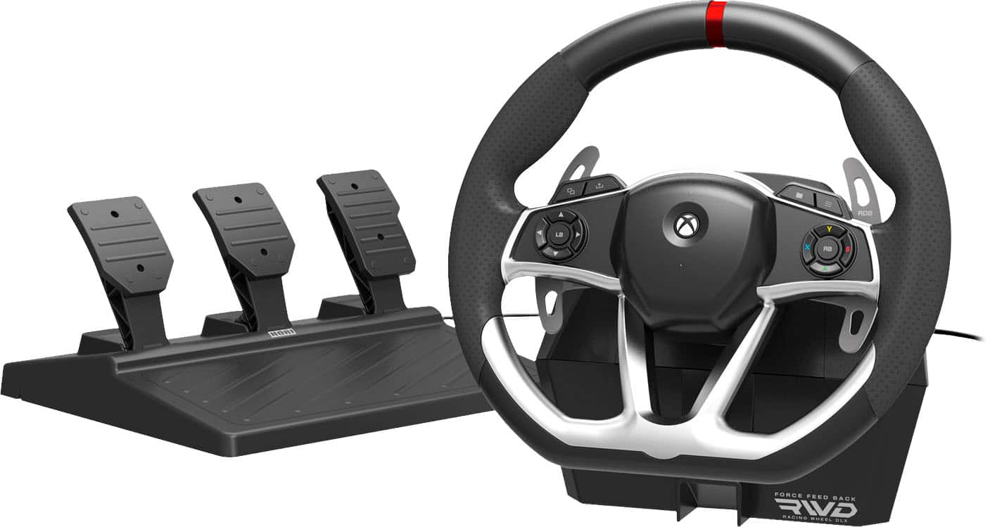 HORI Force Feedback Volante  DLX projetado para Xbox Series X | S - Preto-AB05-001U