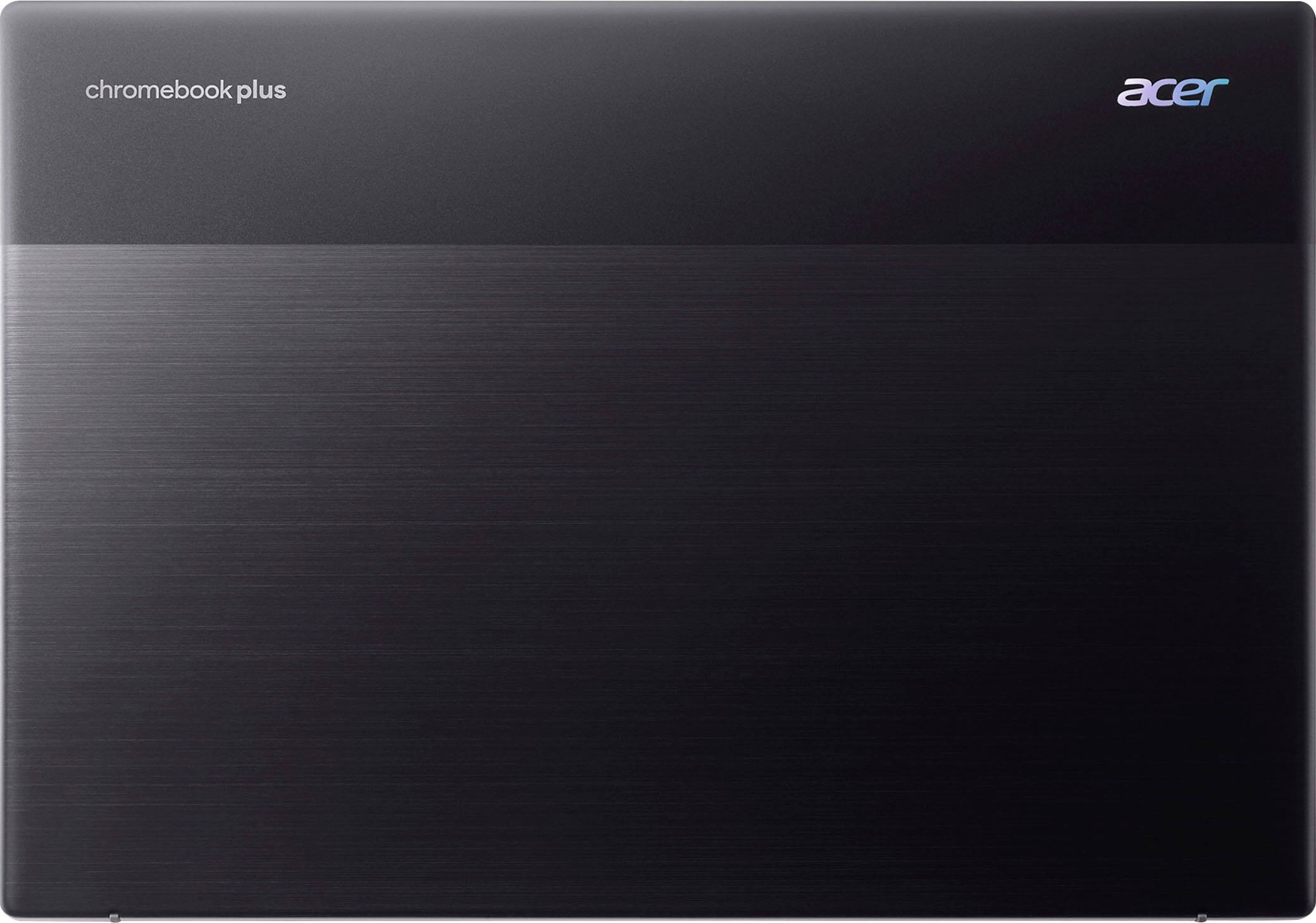 Acer - Chromebook Plus 516 GE-16.0" WQXGA Laptop - Intel Core 5-8GB LPDDR4X-256GB PCIe Gen4 SSD (capa protetora) - Obsidian Black-CBG516-2H-59S4