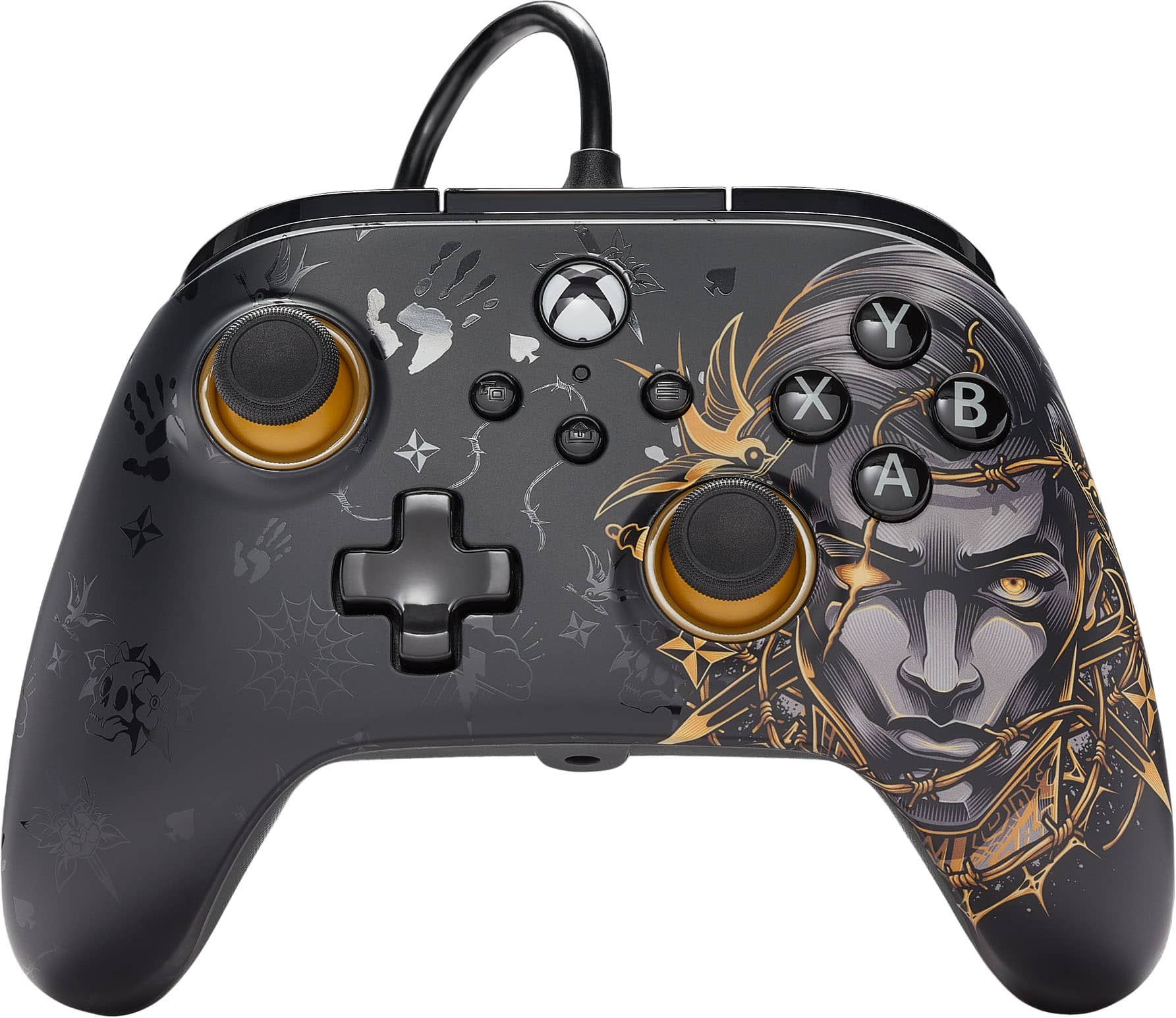 PowerA - Controle com fio para video game Advantage para Xbox Series X|S - Midas-XBGP0238-01