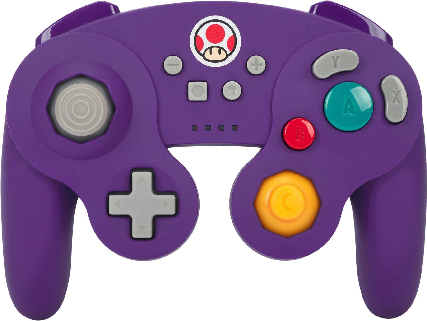 PowerA - Controle sem fio para para vídeo gameestilo GameCube para Nintendo Switch - Toad-NSGP0263-01