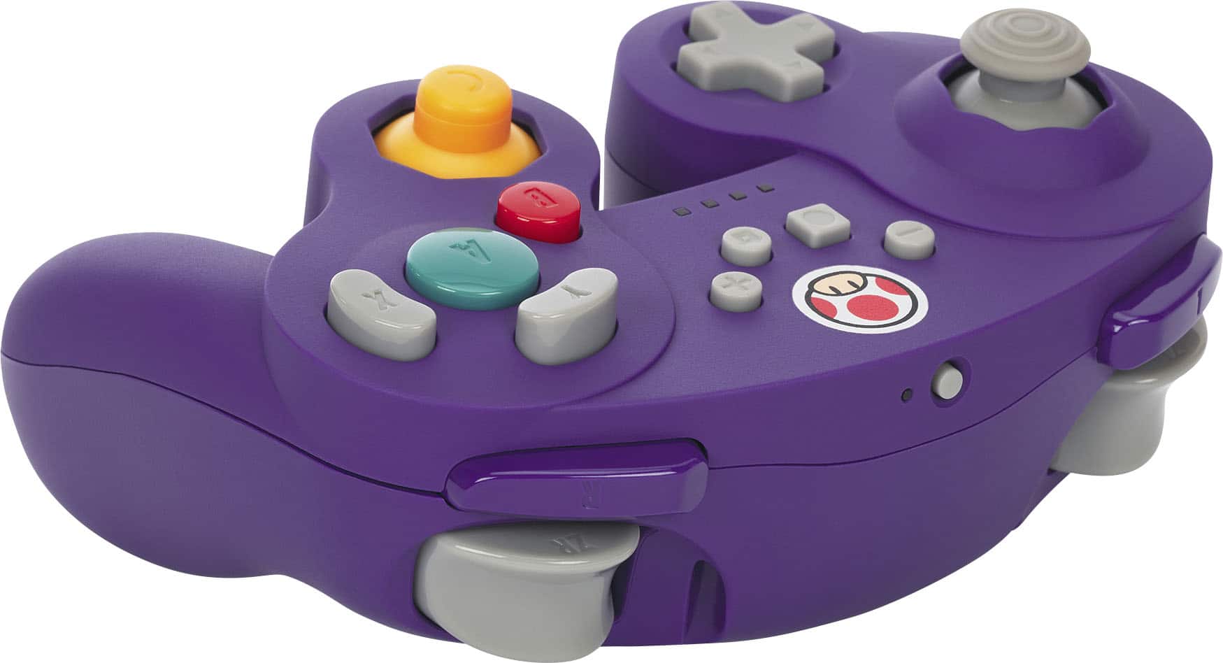 PowerA - Controle sem fio para para vídeo gameestilo GameCube para Nintendo Switch - Toad-NSGP0263-01