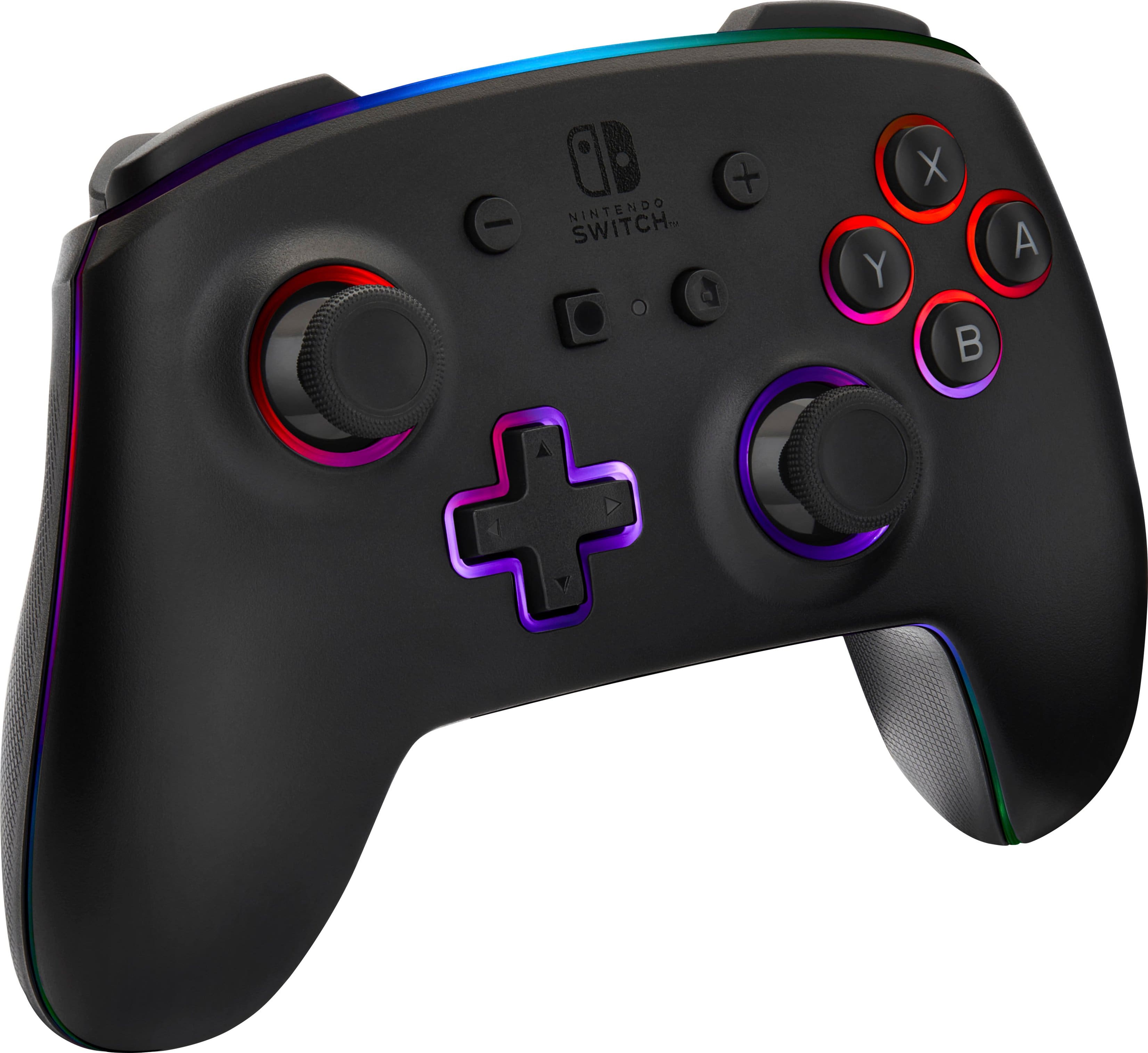 PowerA - Controle sem fio para para vídeo gameaprimorado para Nintendo Switch - Preto-1522807-01