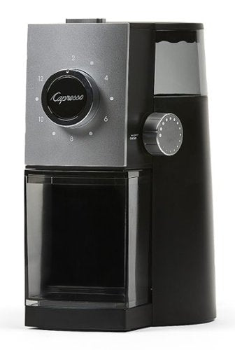 Capresso - Moedor de rebarbas de café Grind Select - Preto/Prata-597.04