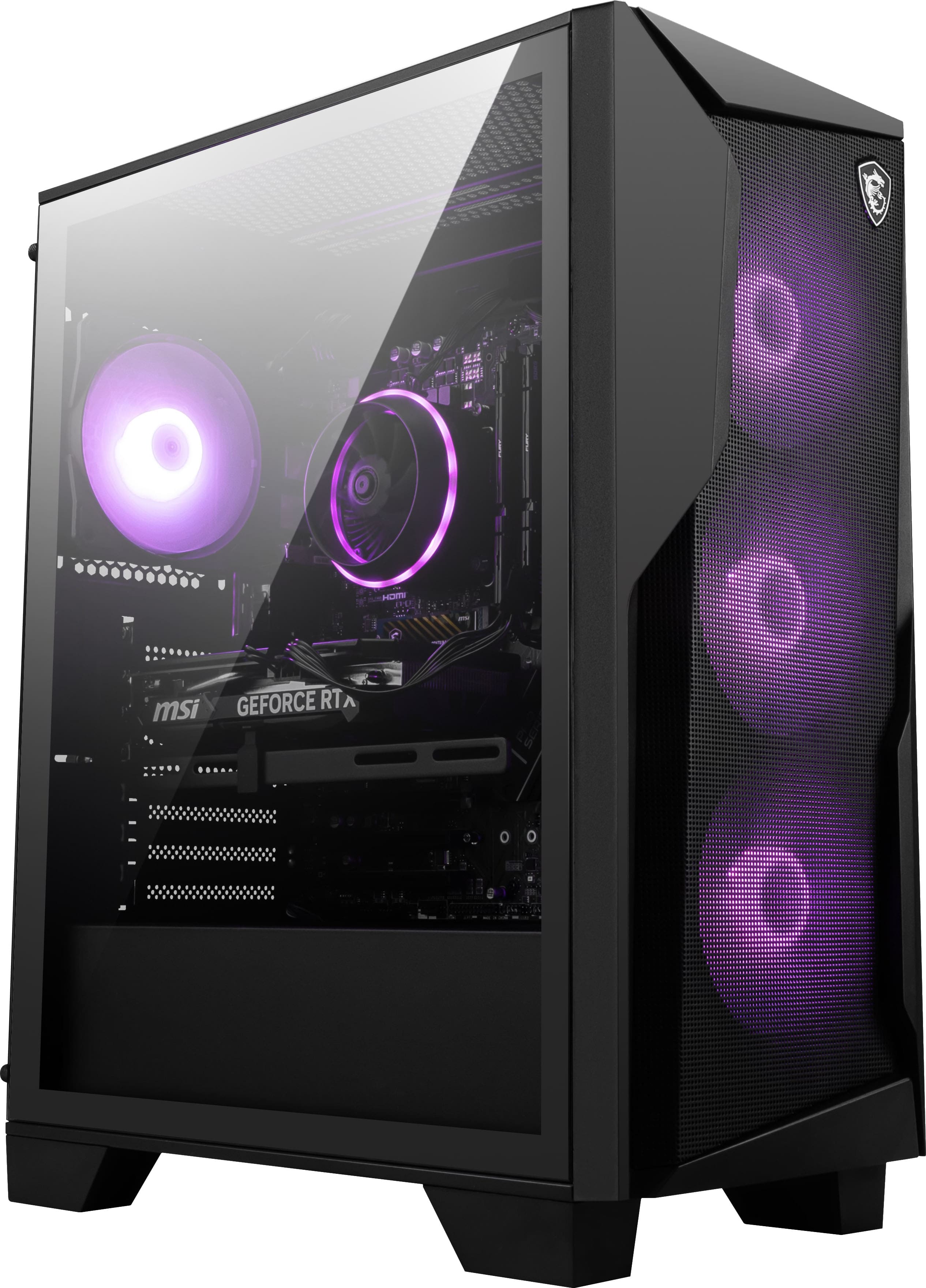 MSI - Codex R2 Gaming Desktop - Intel Core i7- 13700F - 16GB de memória - NVIDIA GeForce RTX 4060 - SSD de 1TB - Preto - Preto-CODEX R2 A13NUC7-217US