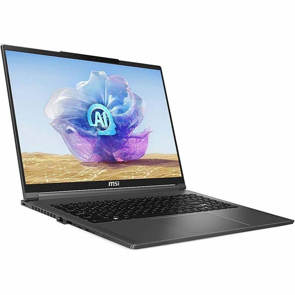 MSI - Laptop Creator 16 AI Studio A1V 16" - Intel Core Ultra 9 com 64 GB de memória - SSD de 1 TB - Cinza Lunar, Cinza-C1614072