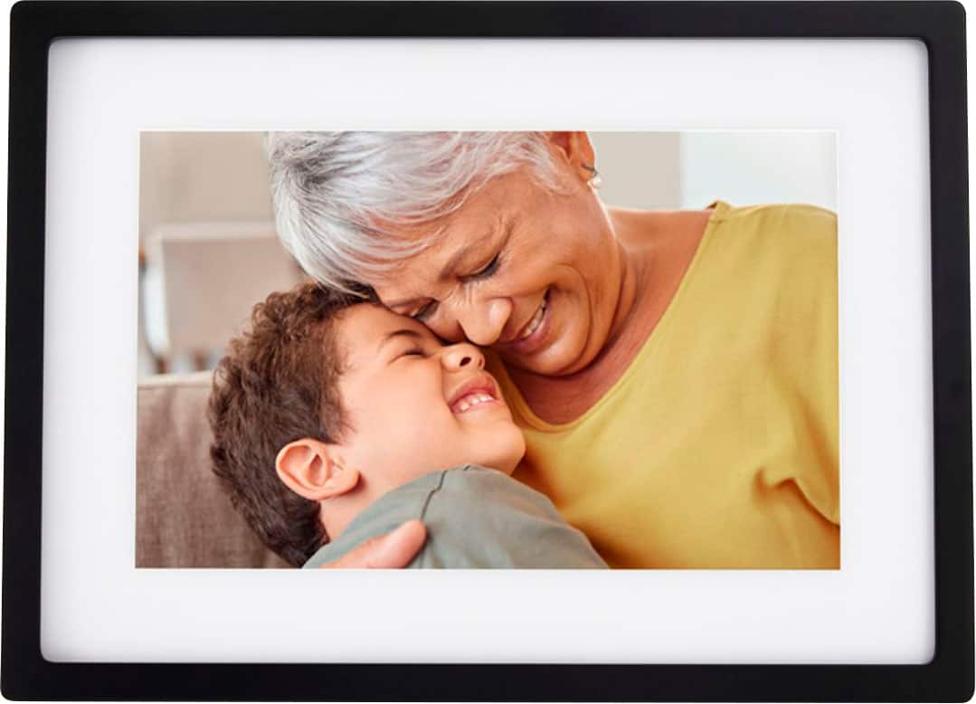 Porta-retrato digital Skylight 10" Wifi - Preto-100-FRN