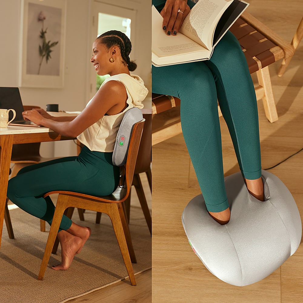 Homedics - Massageador Shiatsu para pés e corpo 3 em 1 - Cinza-FMS-290HJ