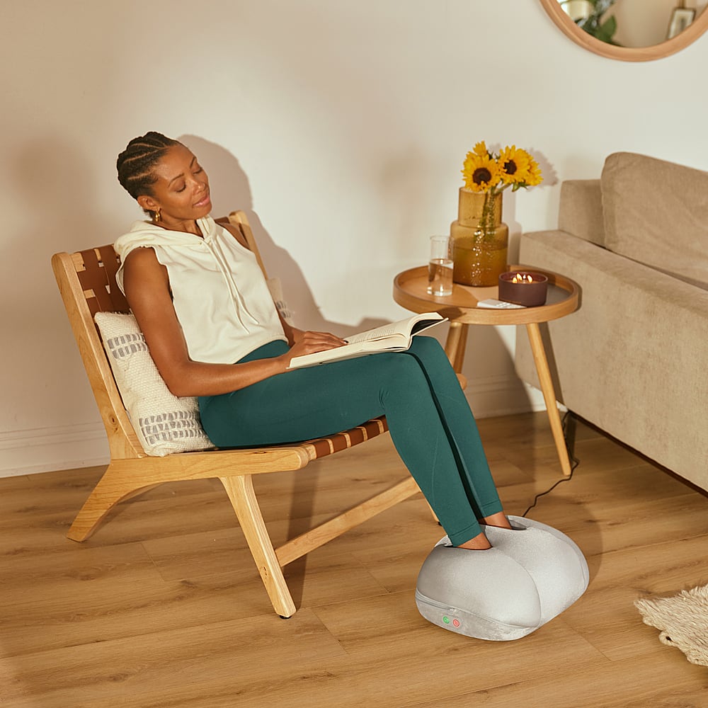 Homedics - Massageador Shiatsu para pés e corpo 3 em 1 - Cinza-FMS-290HJ