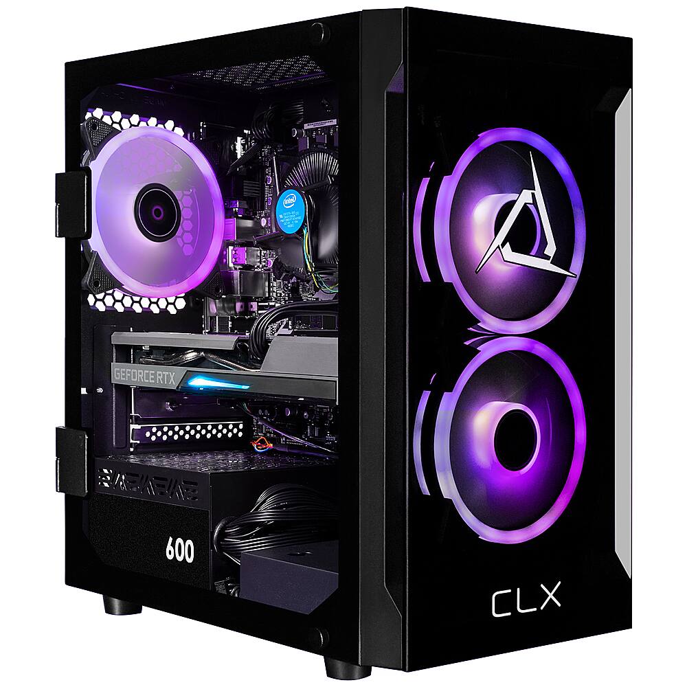 CLX - SET Gaming Desktop - Intel Core i5 14400F - 32GB de memória DDR5 5600 - GeForce RTX 4060 Ti - 1TB NVMe M.2 SSD + 4TB HDD - Preto-TGMSETRTA4204BM