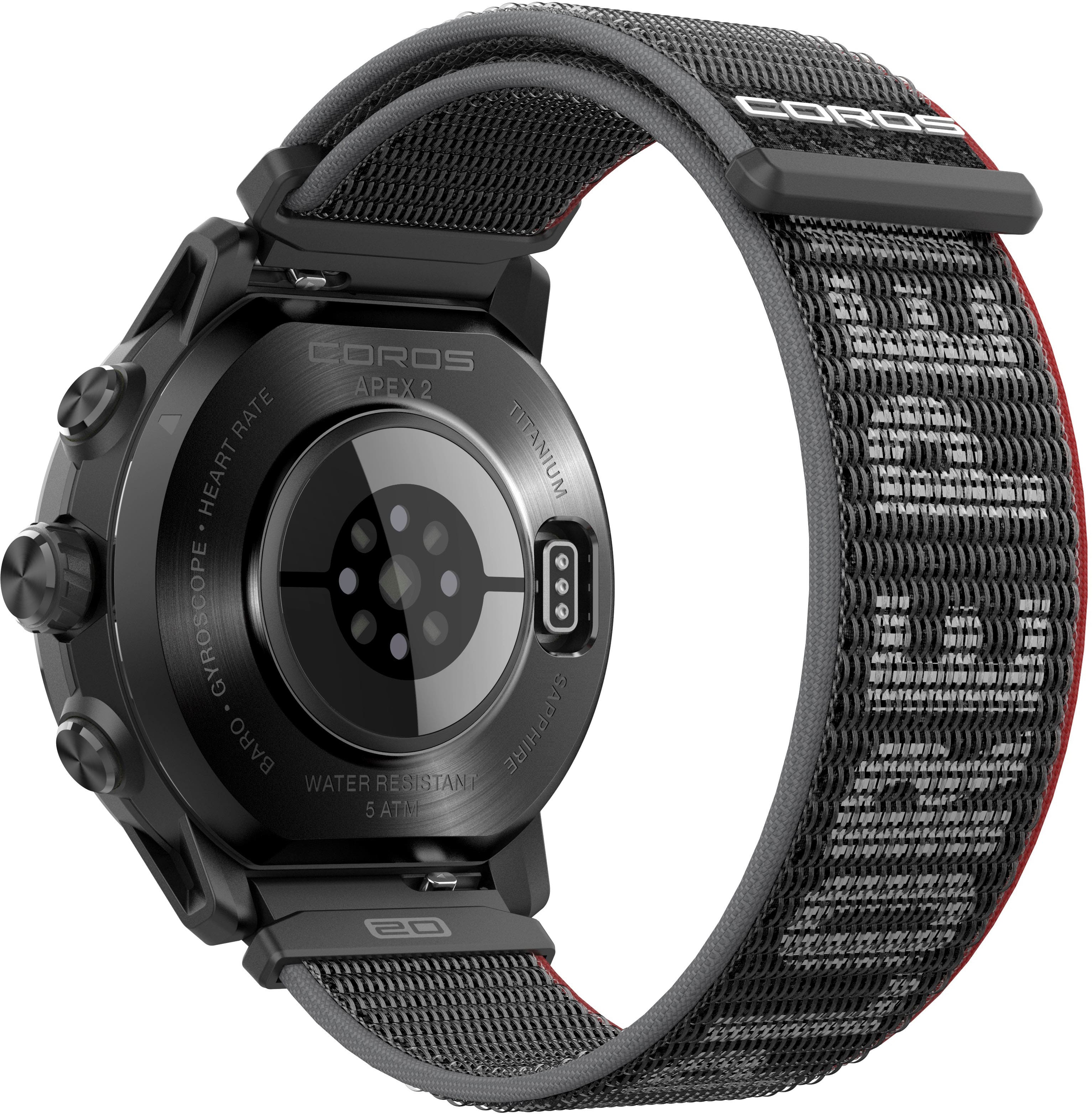 COROS - Relógio GPS APEX 2 para exteriores - Preto-WAPX2-BLK
