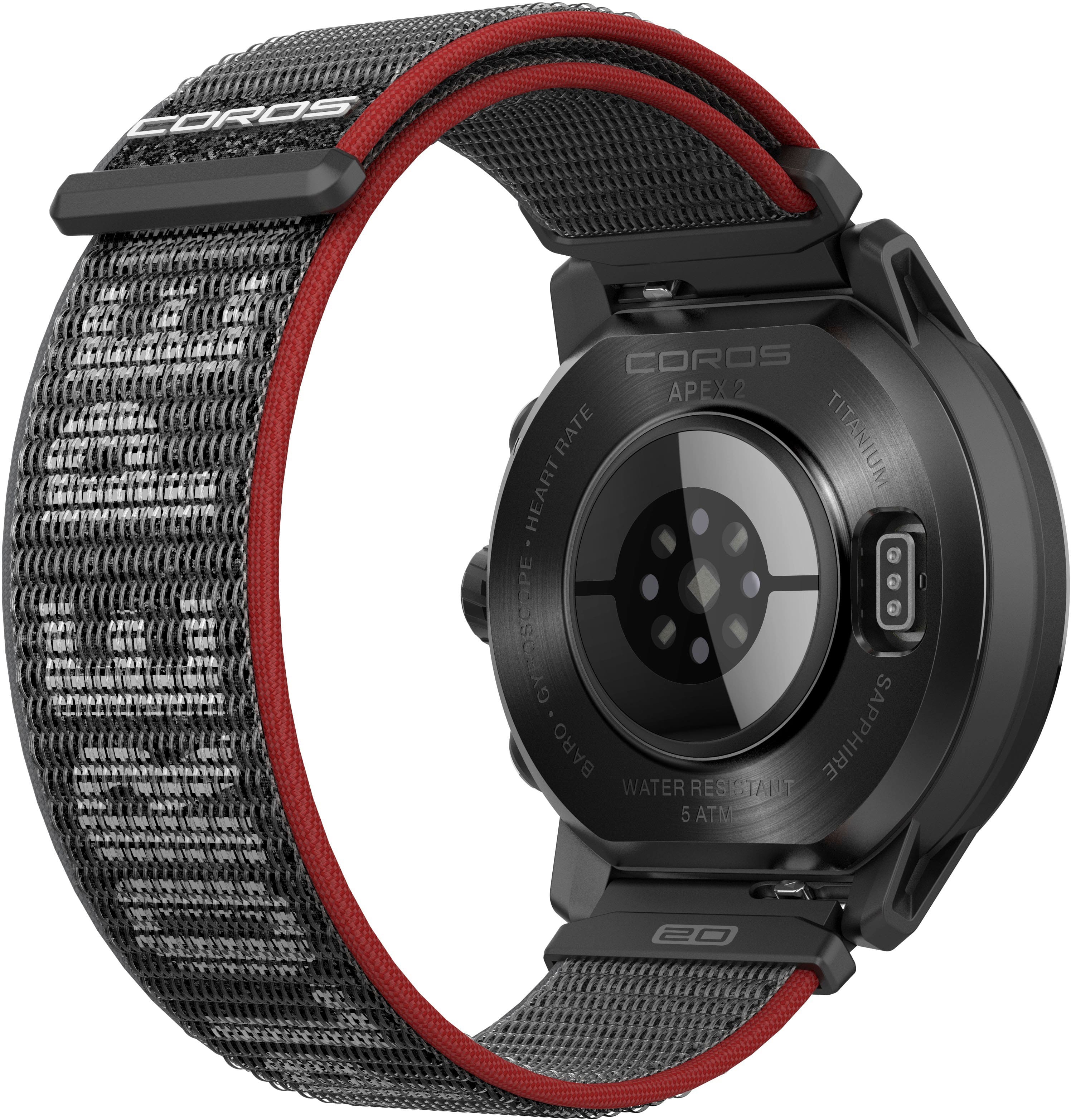 COROS - Relógio GPS APEX 2 para exteriores - Preto-WAPX2-BLK