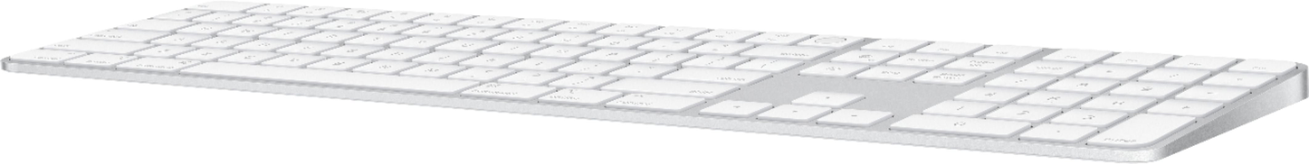 Magic Keyboard Com Touch ID and Numeric Keypad for Mac models Com Apple silicon - Prata /Branco