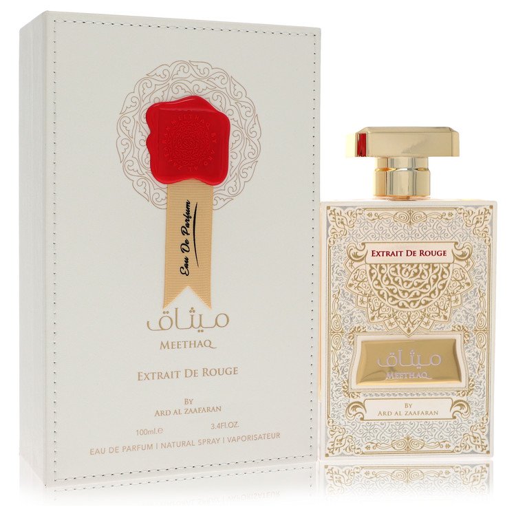 Perfume Masculino Ard Al Zaafaran Meethaq Extrait De Rouge Eau Parfum (Unisex) 100 Ml
